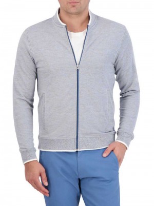 Robert Graham Ackerman Long Sleeve Knit Kék | 960UYSRNQ