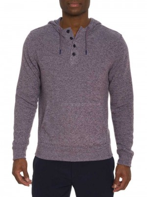 Robert Graham Ainsworth Performance Long Sleeve Knit Lila | 807NCJRVL