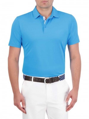 Robert Graham Axelsen Performance Polo Kék | 201HNKOJV