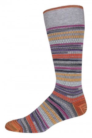 Robert Graham Baja Sock Szürke | 083VWRCNE