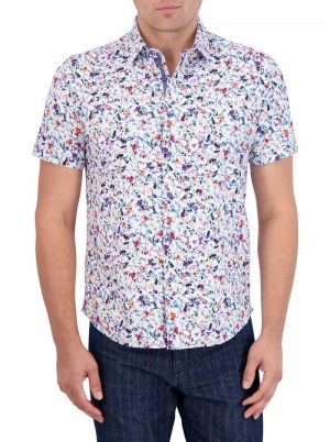 Robert Graham Bavaro Motion Short Sleeve Knit Shirt Multi | 735BOGNTP