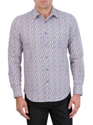 Robert Graham Flamenco Motion Long Sleeve Knit Shirt Multi | 915CXZIHA