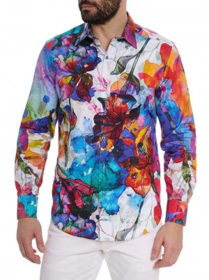 Robert Graham Gelman 2 Long Sleeve Button Down Shirt Multi | 048AWMONB