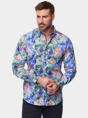 Robert Graham Gordon Long Sleeve Button Down Shirt Multi | 364ZOSAXI