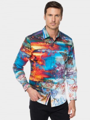 Robert Graham Inverness Long Sleeve Button Down Shirt Multi | 769JARFHD