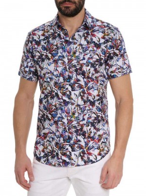 Robert Graham Kileen Short Sleeve Button Down Shirt Multi | 786UVANTR