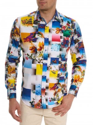 Robert Graham Koa Long Sleeve Button Down Shirt Multi | 543DLFJWX