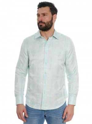 Robert Graham Limited Edition The Timeless Long Sleeve Button Down Shirt Fehér | 724LXPQOJ