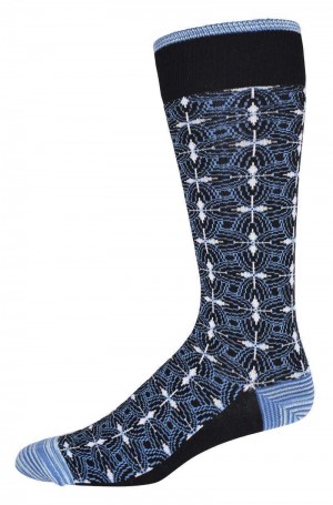 Robert Graham Midland Sock Fekete | 298TWPFQN