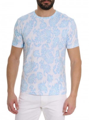 Robert Graham Naxos T-shirt Fehér | 926NIVBDL