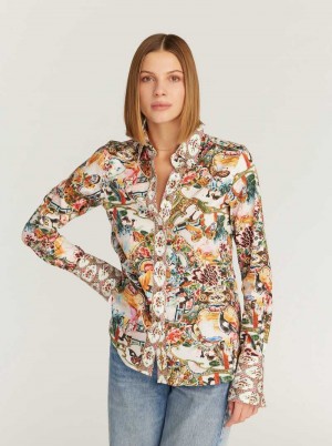 Robert Graham Priscilla Woven Shirt Multi | 103KISFZB