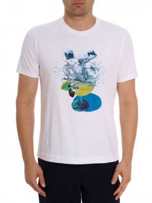 Robert Graham Reggie Graphic T-shirt Multi | 510PAWJGV