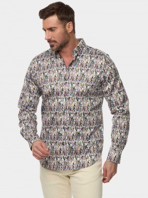 Robert Graham Skeletal Stroll Long Sleeve Button Down Shirt Multi | 237PHBIVZ