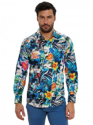 Robert Graham Tahiti Long Sleeve Button Down Shirt Multi | 764STNGXL