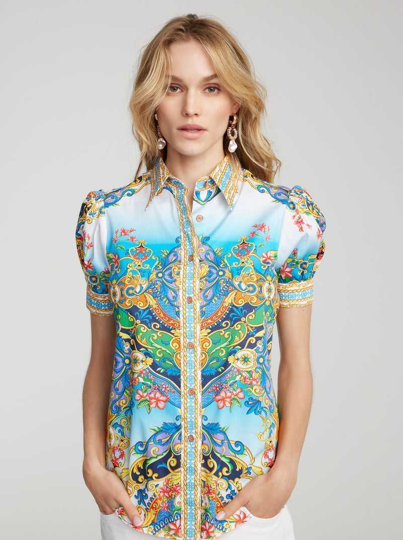 Robert Graham Angie Shirt Multi | 895EUSCJF