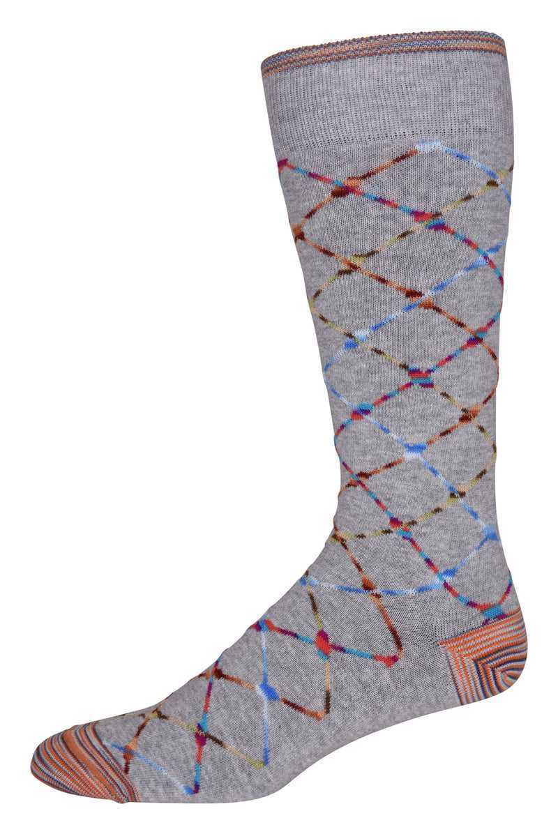 Robert Graham Ashbrook Sock Szürke | 163IBVXHT