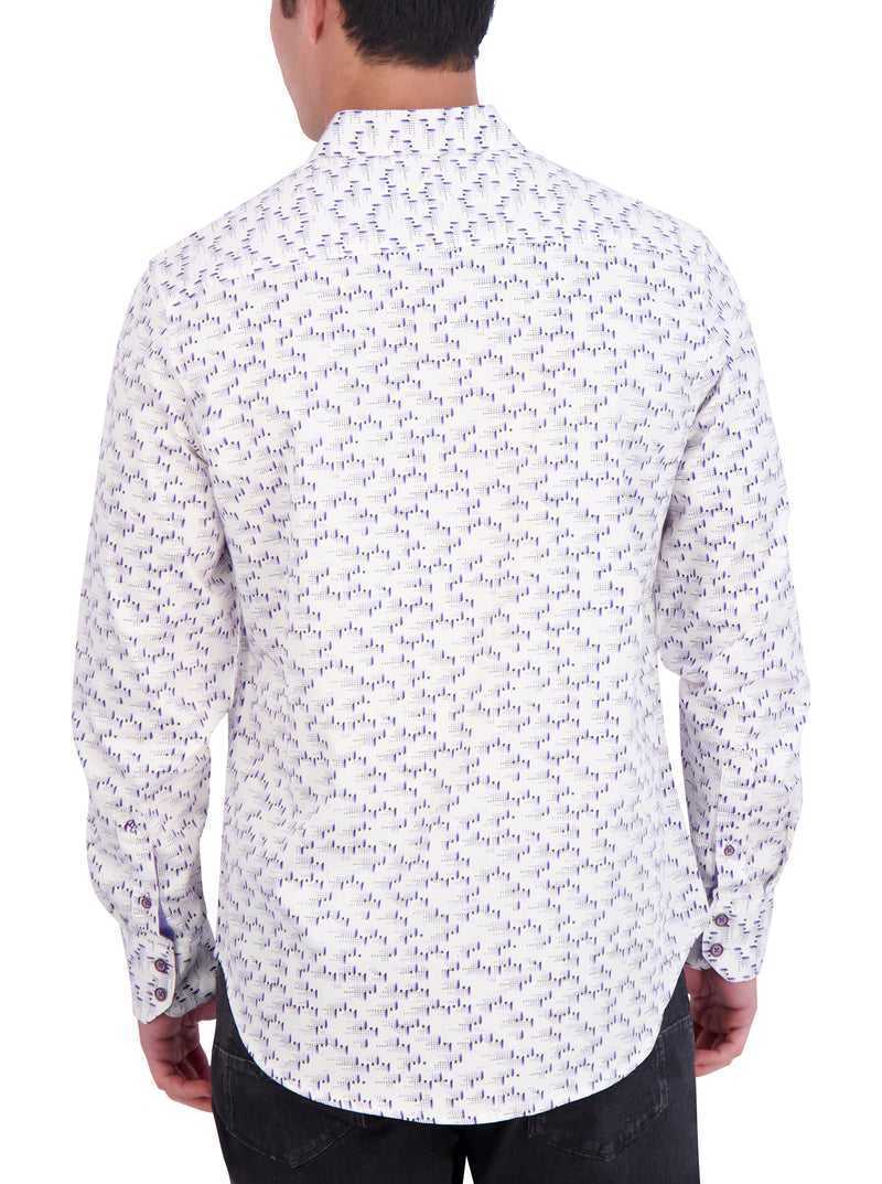 Robert Graham Bandwith Long Sleeve Button Down Shirt Kék | 346PFTVWK