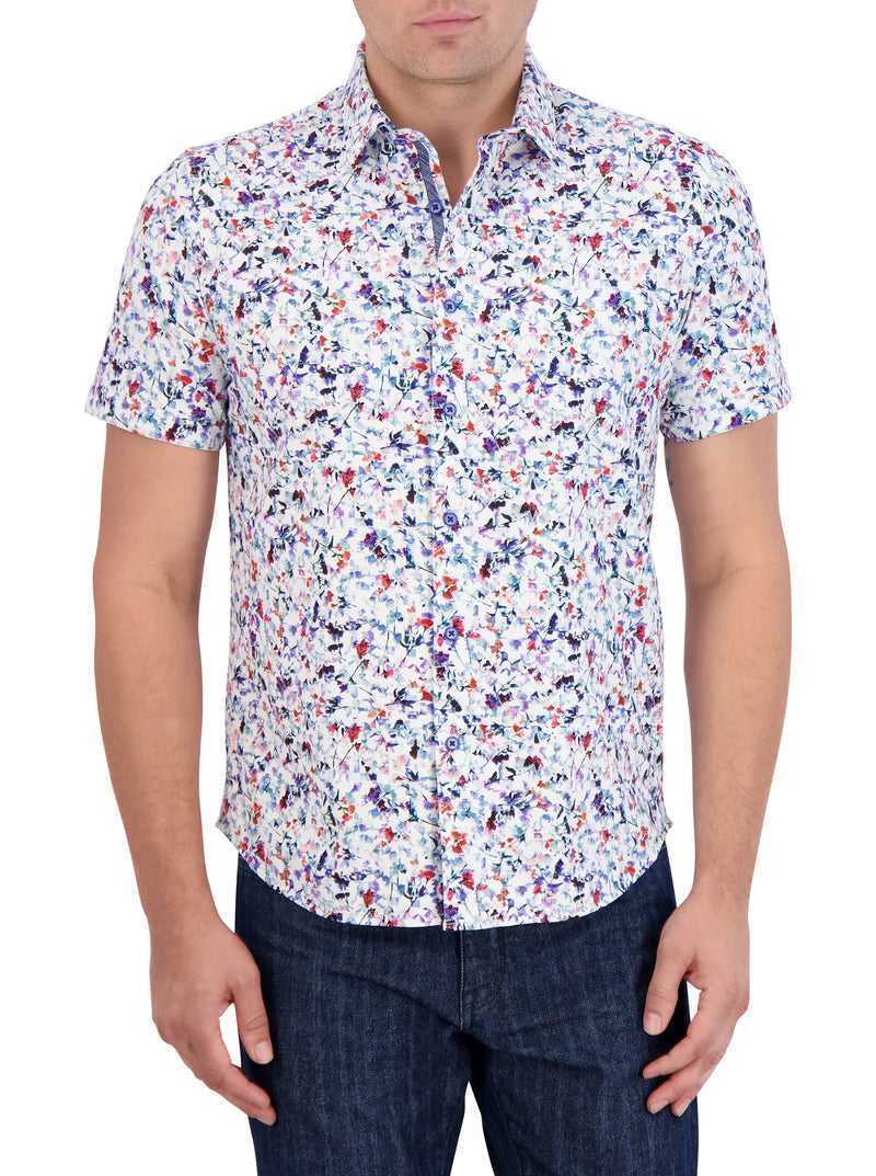 Robert Graham Bavaro Motion Short Sleeve Knit Shirt Multi | 230FIGVXC