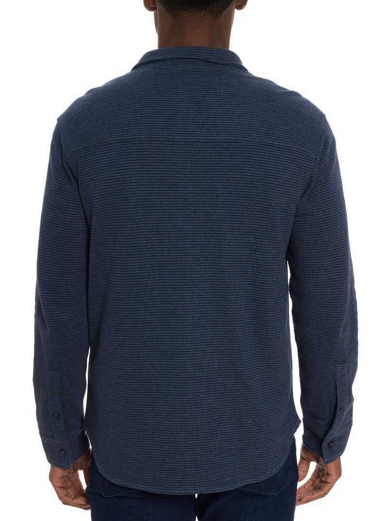 Robert Graham Brunner Long Sleeve Knit Sötétkék | 410BROIJN