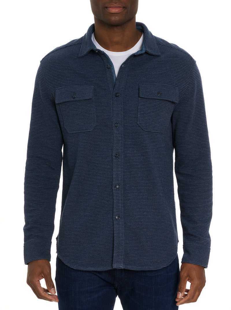 Robert Graham Brunner Long Sleeve Knit Sötétkék | 410BROIJN