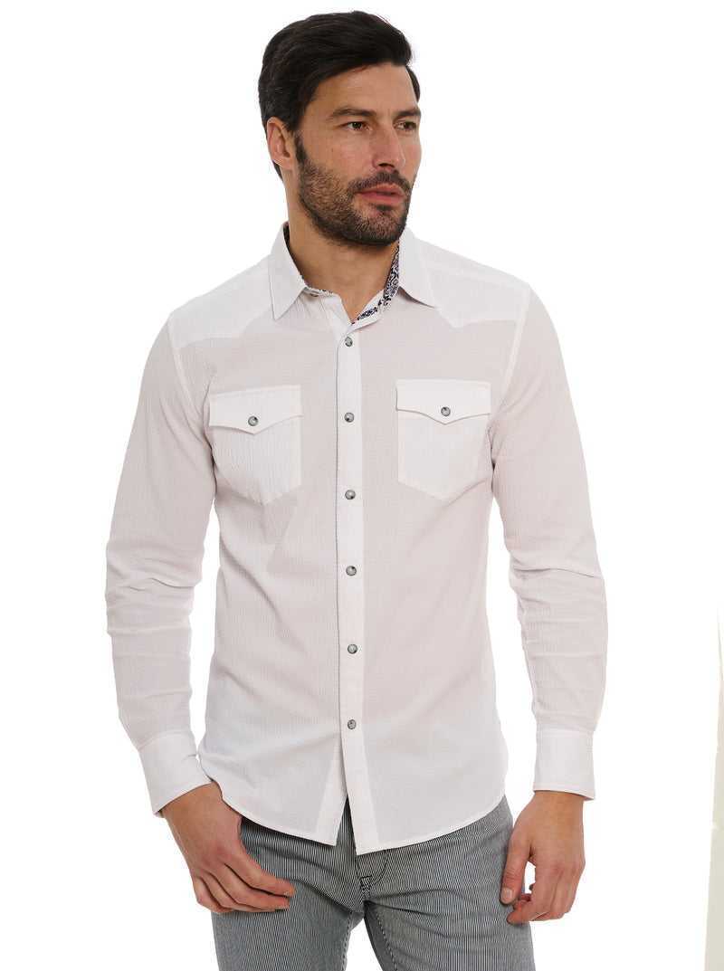 Robert Graham Cantina Long Sleeve Button Down Shirt Sötétkék | 095XGRNZT