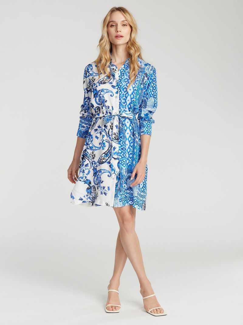 Robert Graham Charlotte Dress Kék | 706BPJTUZ