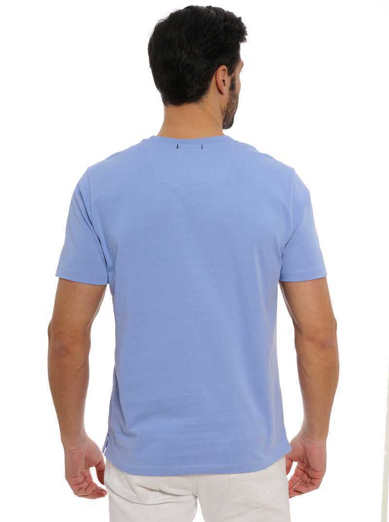 Robert Graham Cigar Graham T-shirt Periwinkle | 423FOXDYC