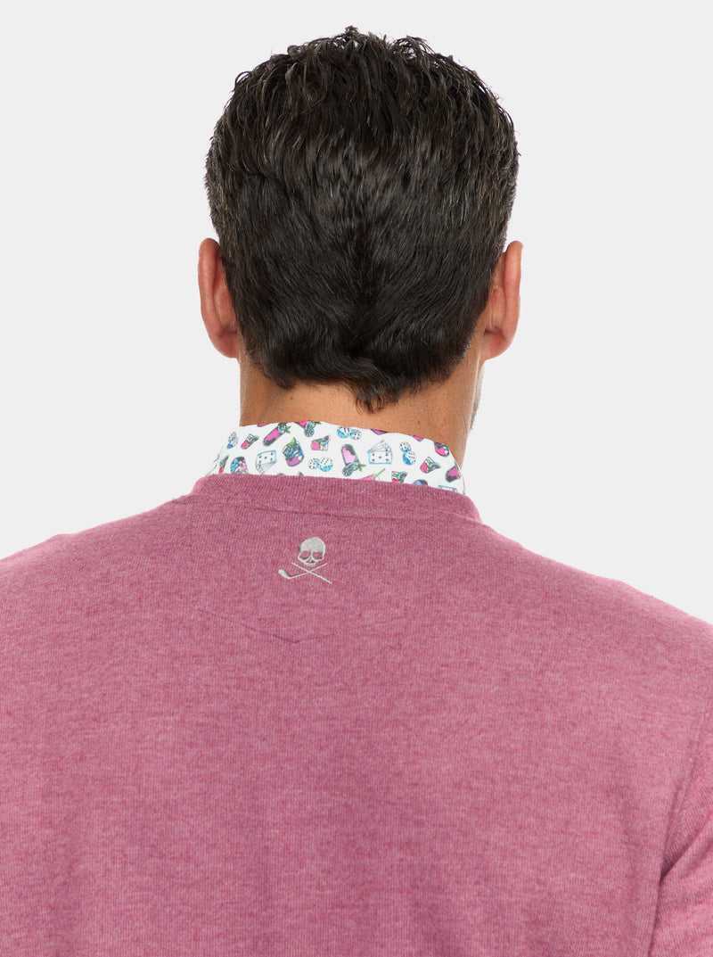 Robert Graham Colbourne Knit Shirt Berry | 576UWVJAM