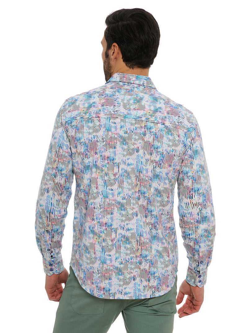 Robert Graham Delray Long Sleeve Knit Shirt Multi | 634SPEAWT