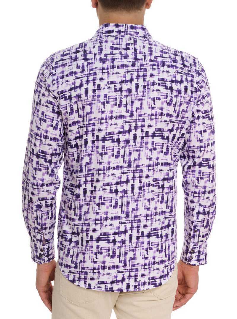 Robert Graham Deluca Long Sleeve Button Front Shirt Lila | 426PQZGWT