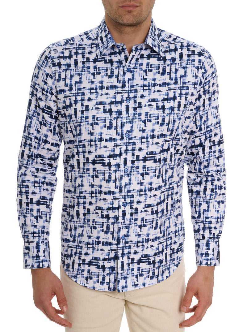 Robert Graham Deluca Long Sleeve Button Front Shirt Lila | 426PQZGWT