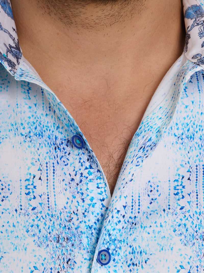 Robert Graham Dreamweaver Long Sleeve Button Down Shirt Teal | 956HNJRPS