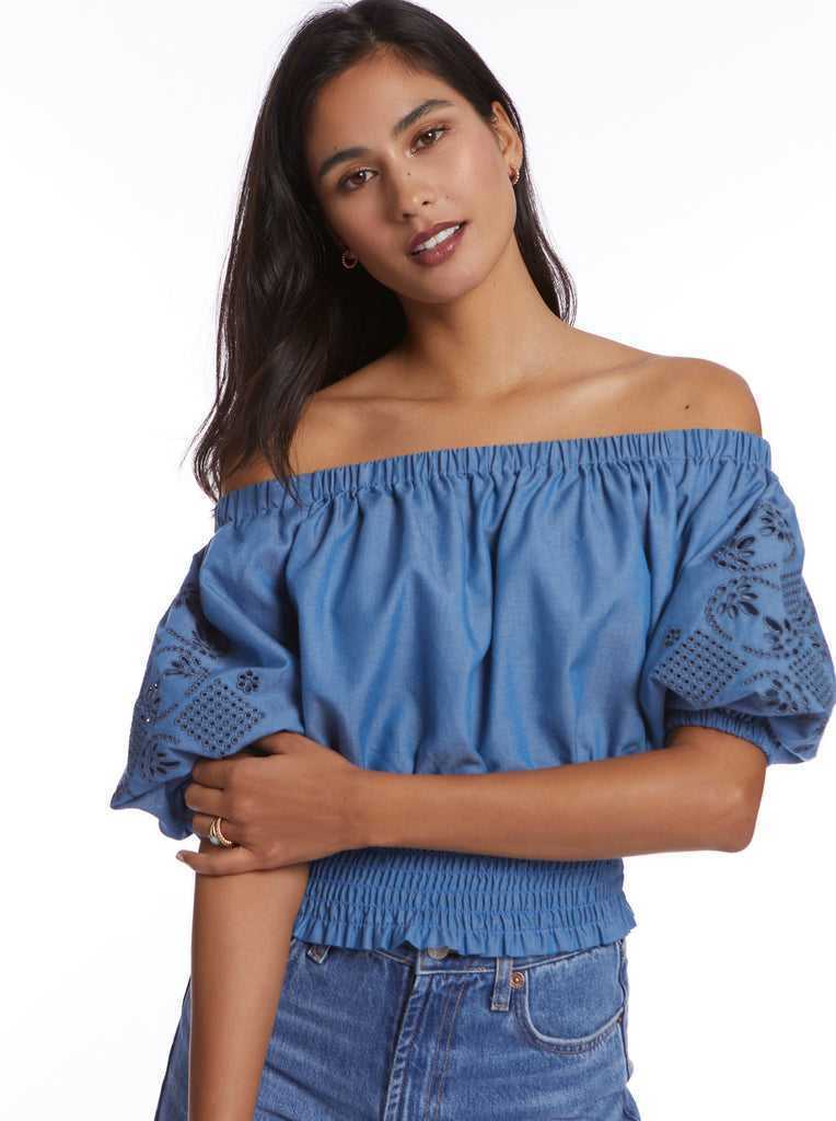 Robert Graham Esme Blouse Sötétkék | 623TMLNZC