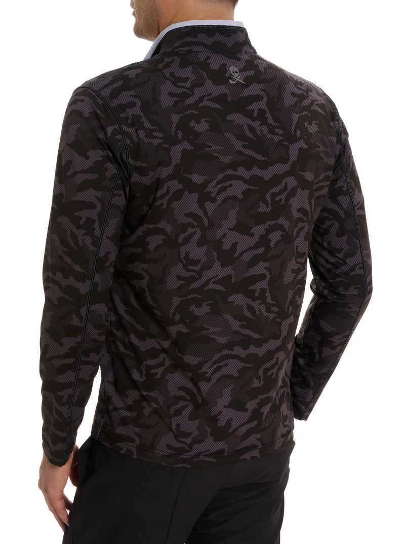 Robert Graham Faro Long Sleeve Knit Full Zip Fekete | 513QMUKPW