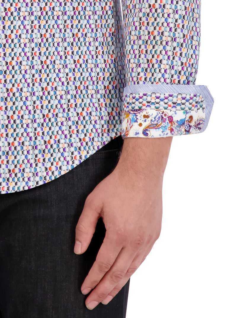 Robert Graham Flamenco Motion Long Sleeve Knit Shirt Multi | 258EYTAWB