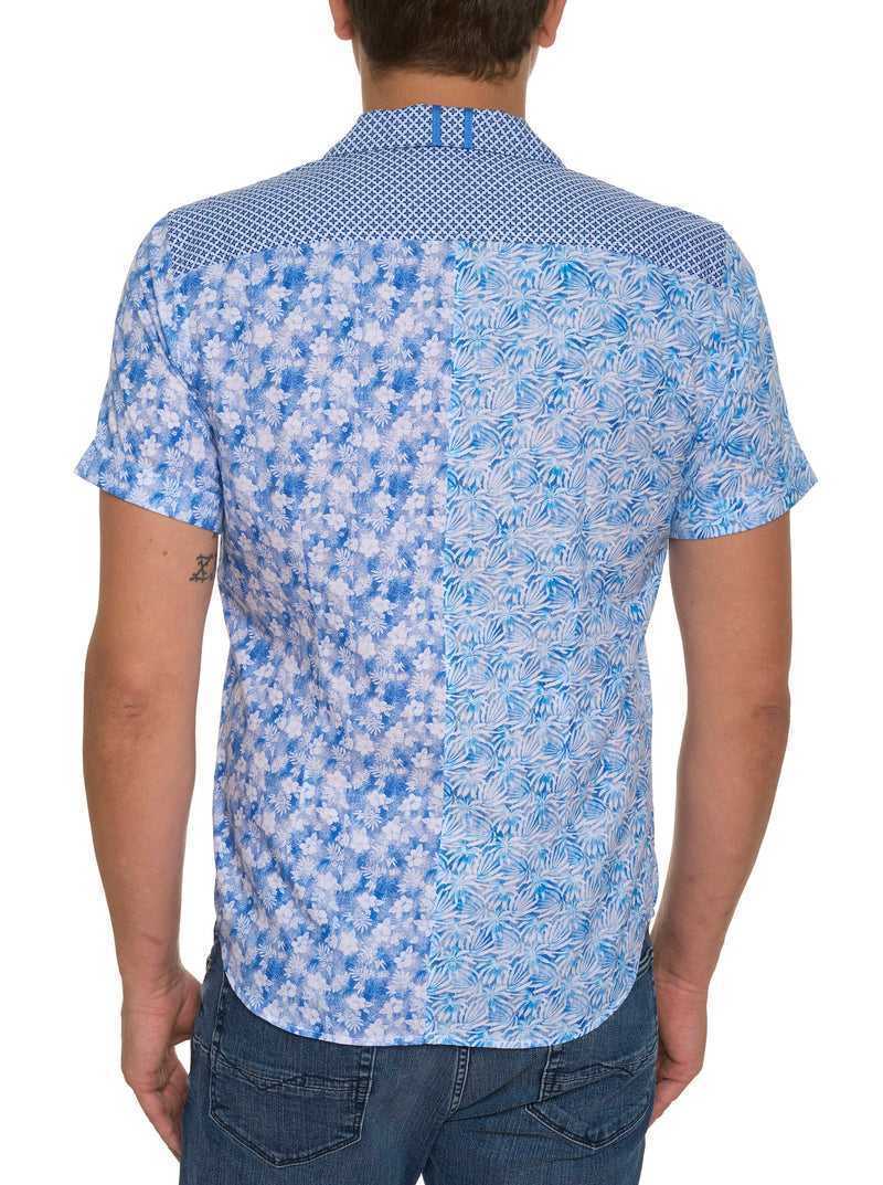 Robert Graham Fontana Short Sleeve Button Down Kék | 791MJFEBW