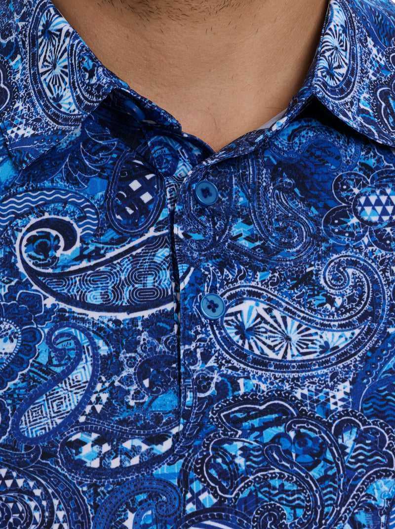 Robert Graham Golden Paisley Polo Sötétkék | 318OXWENU