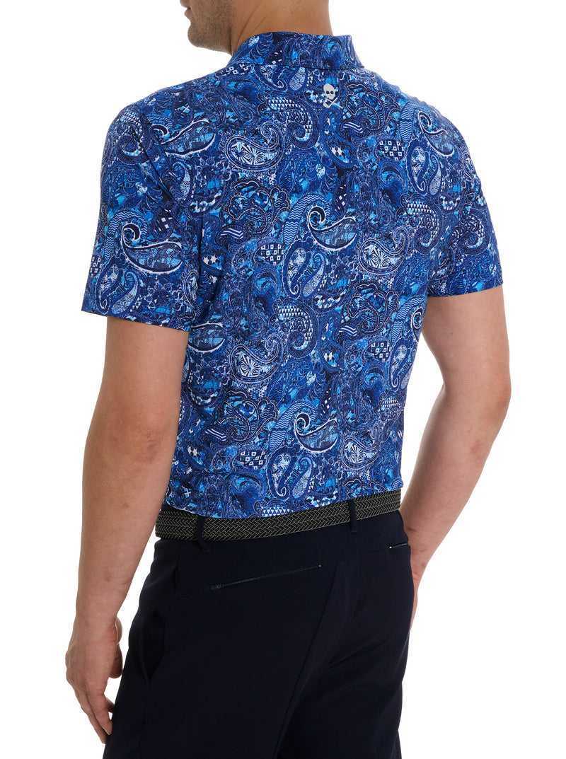 Robert Graham Golden Paisley Polo Sötétkék | 318OXWENU