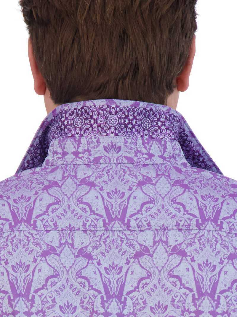 Robert Graham Highland Long Sleeve Button Down Shirt Lilac | 569ZYNHSD