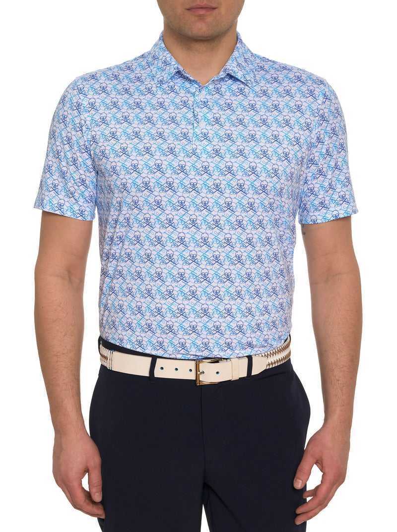 Robert Graham Iron Skull Performance Polo Sötétkék | 901IKCVMU