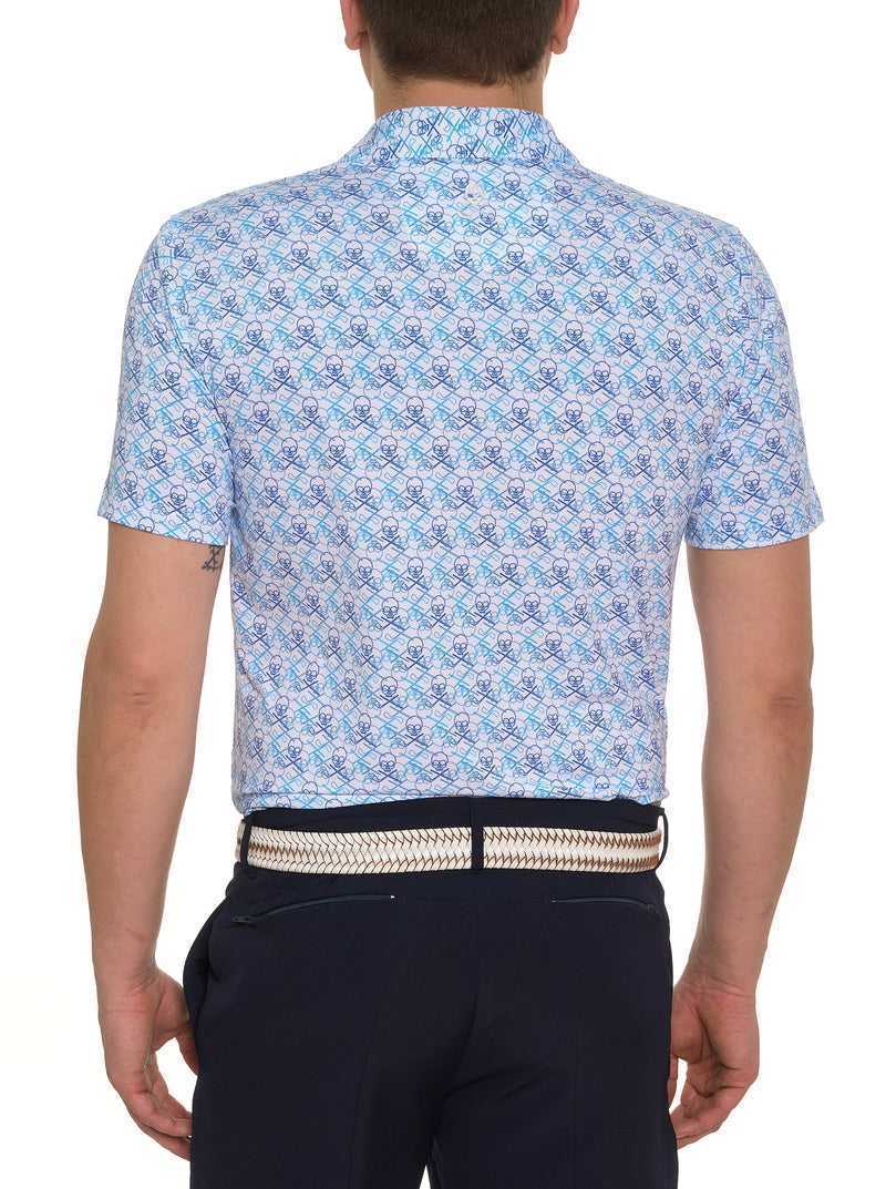 Robert Graham Iron Skull Performance Polo Sötétkék | 901IKCVMU