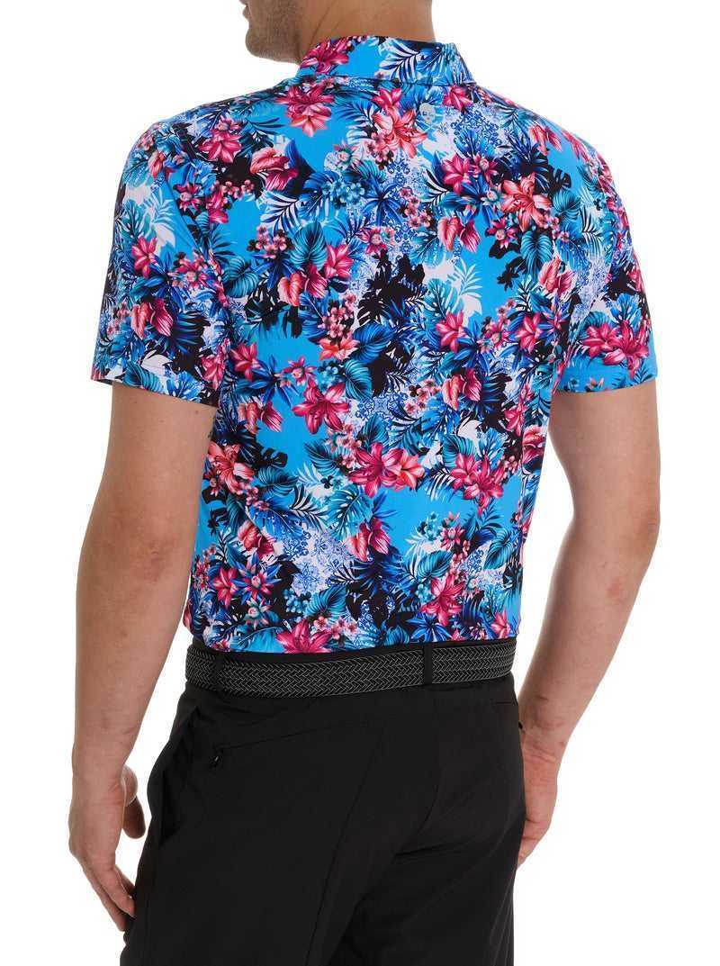 Robert Graham Island Time Polo Kék | 512QALRVD