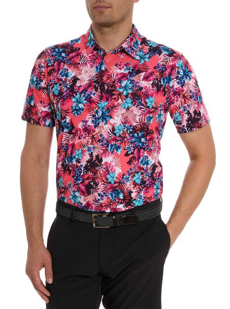 Robert Graham Island Time Polo Kék | 512QALRVD