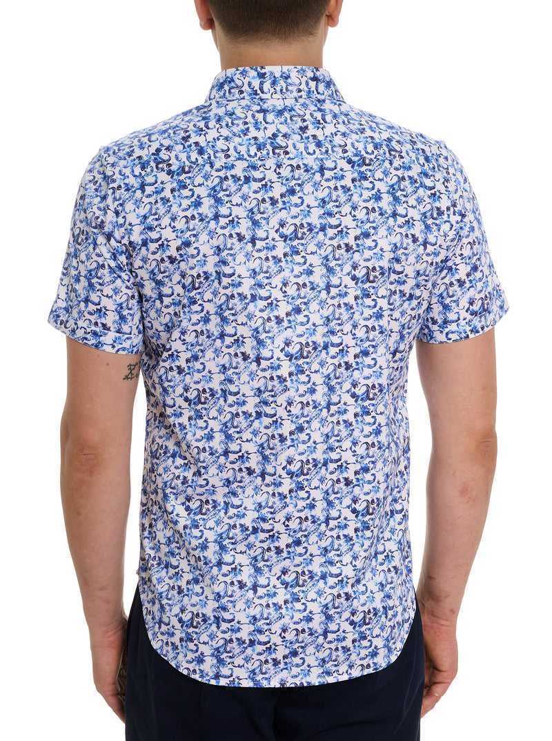 Robert Graham Kaanapali Short Sleeve Button Down Shirt Kék | 758RMALBU