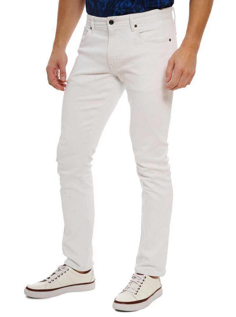 Robert Graham Kalon Denim Pant Fehér | 216NBYPJF