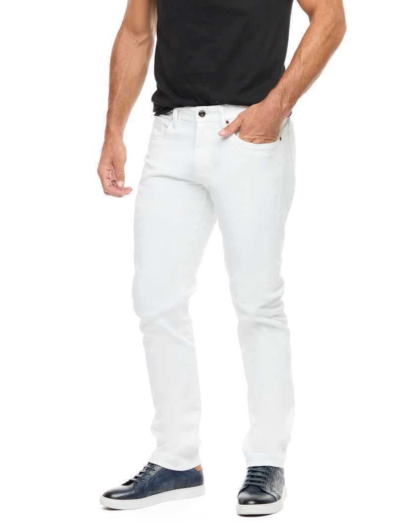 Robert Graham Kilmer 2 Denim Pant Fehér | 692IWOBFR