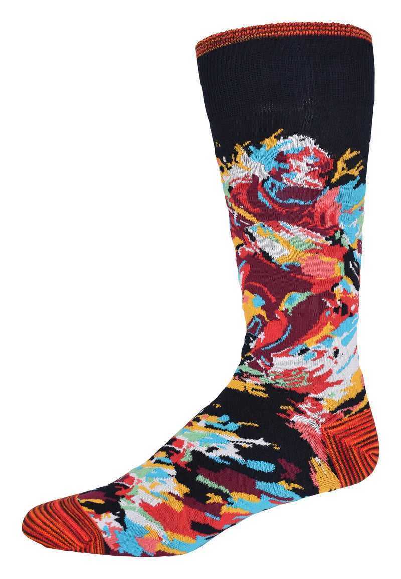 Robert Graham Kinghtsbridge Sock Sötétkék | 286SWPJQR