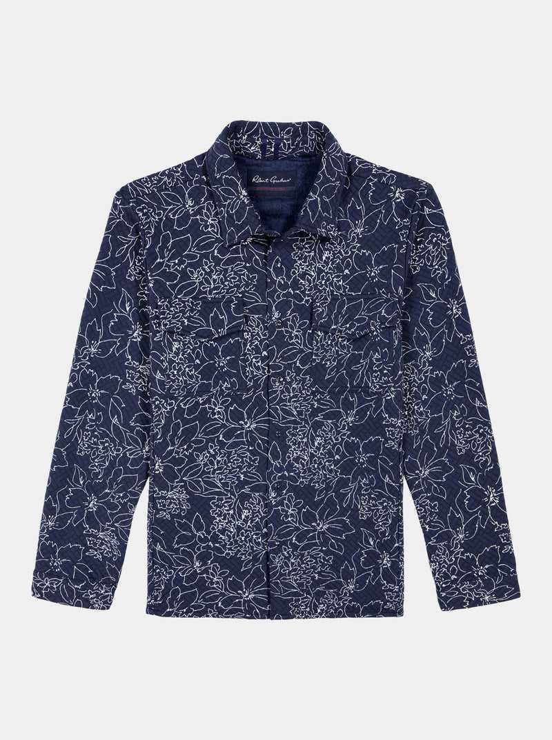 Robert Graham Kohan Long Sleeve Knit Jacket Sötétkék | 719SJXZAF