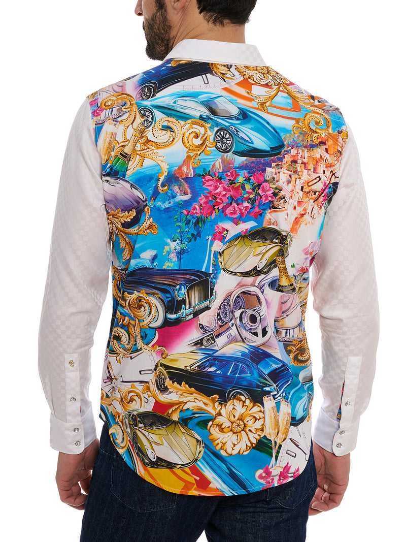 Robert Graham Limited Edition Behind The Wheel Long Sleeve Button Down Shirt Classic | 385TJAQSL