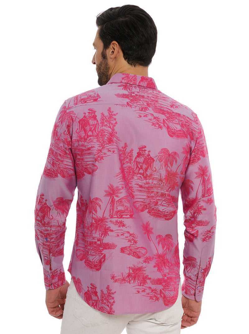 Robert Graham Limited Edition Endless Dreams Long Sleeve Button Down Shirt Tall Rózsaszín | 310FCBRUA